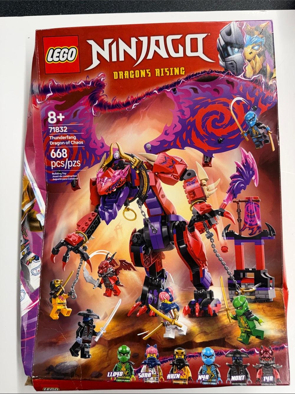NEW LEGO Ninjago Thunderfang Dragon of Chaos  71832